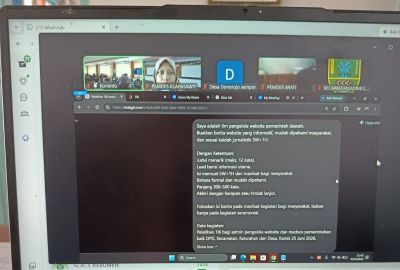 Tingkatkan Kompetensi Admin, Informasi Publik Semakin Mudah Diakses